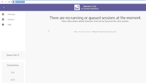 Selenium in Docker 11 Selenium Grid UI