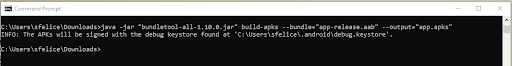 Generating APK Set Archive for Testing AAB Generating APK Set Archive for Testing AAB