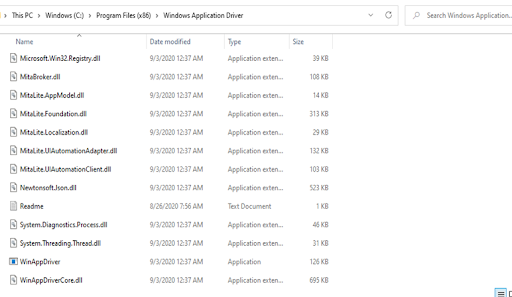 Run WinAppDriver exe file after installation Run WinAppDriver exe file after installation