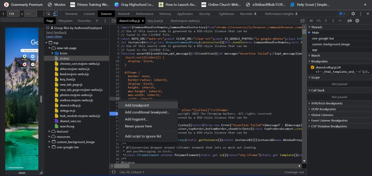 AddBreakpoint AddBreakpoint