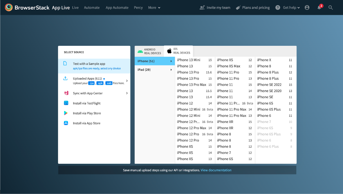 BrowserStack App Live 1 BrowserStack App Live 1