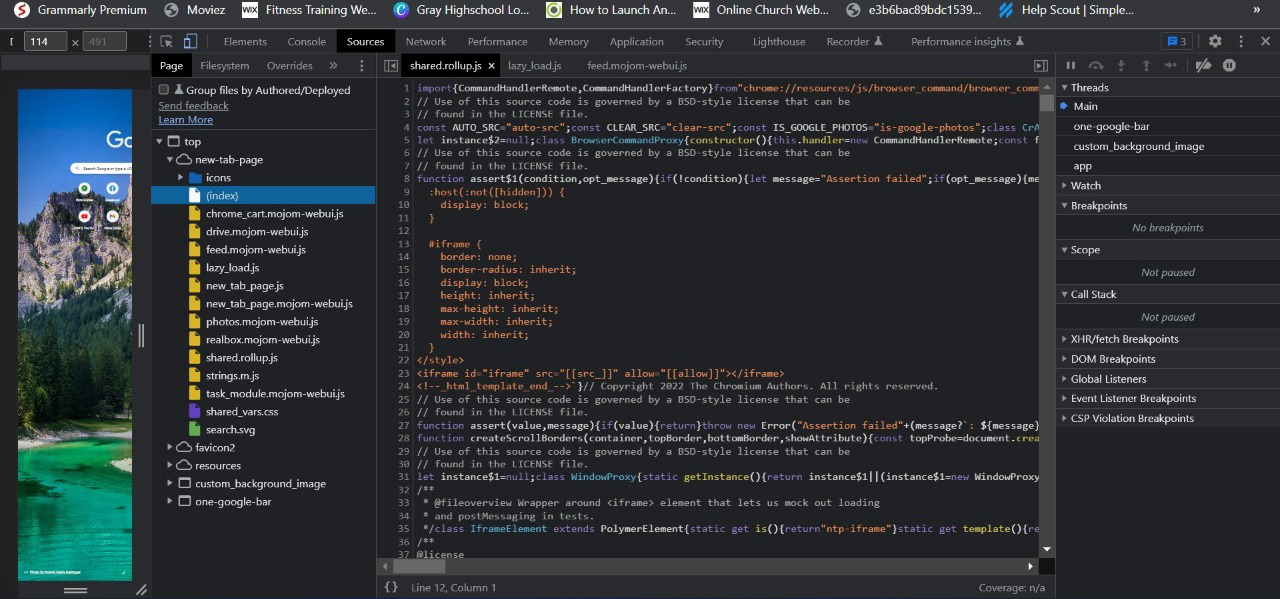 Breakpoint Code Breakpoint Code