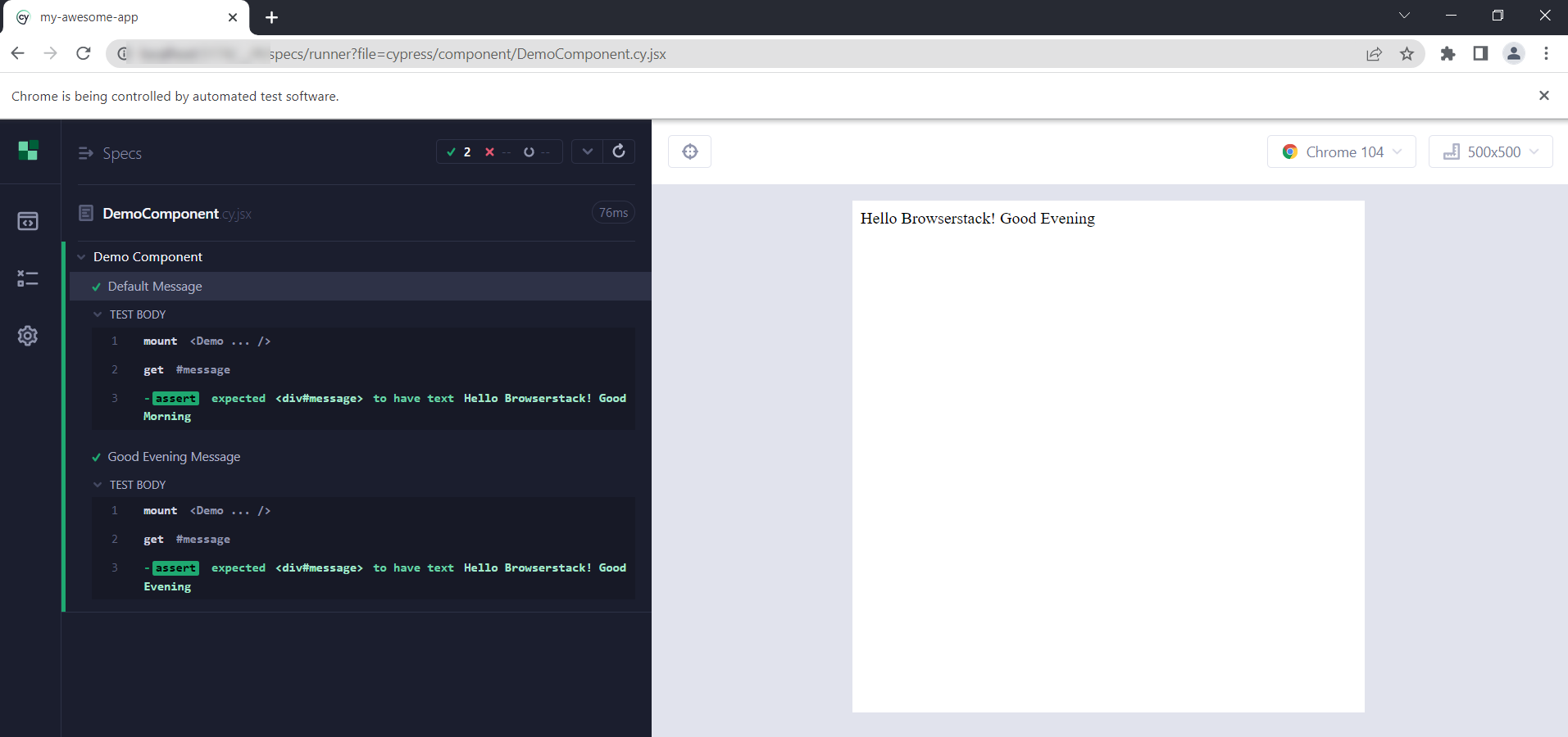 DemoComponent DemoComponent