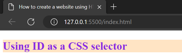 css selector