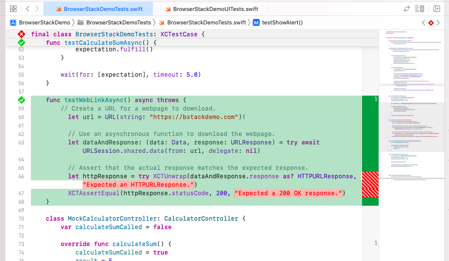 Code coverage in your editor after running tests Code coverage in your editor after running tests