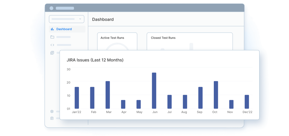 Simplified test case search and filter