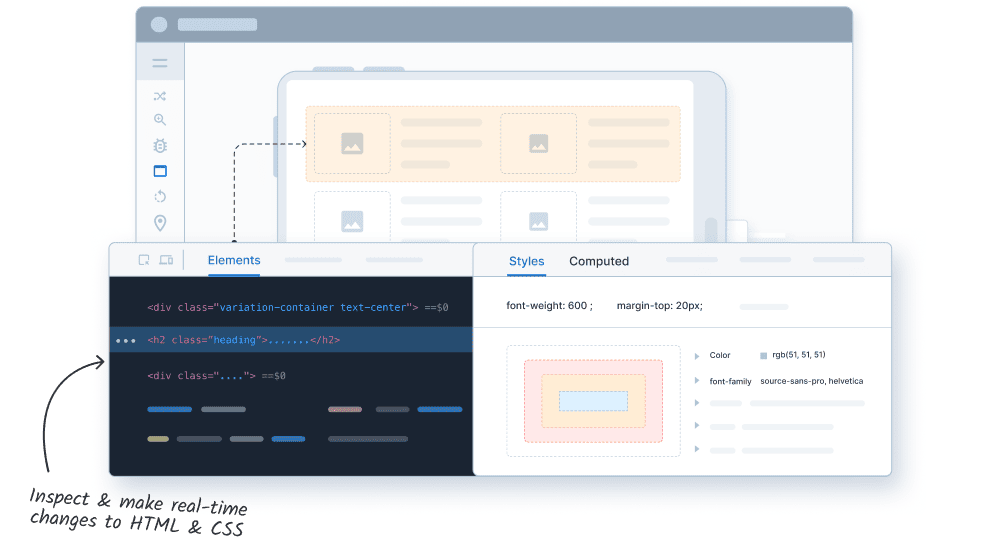 Analyze website structures, HTML & CSS elements