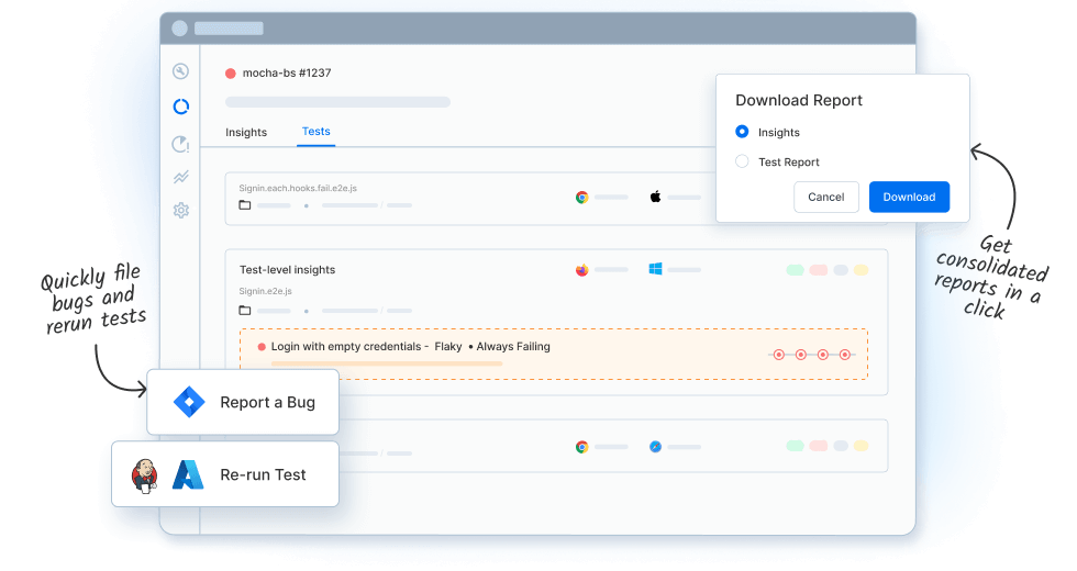 Instantly access screen readers on real devices Clean, intuitive workflows
