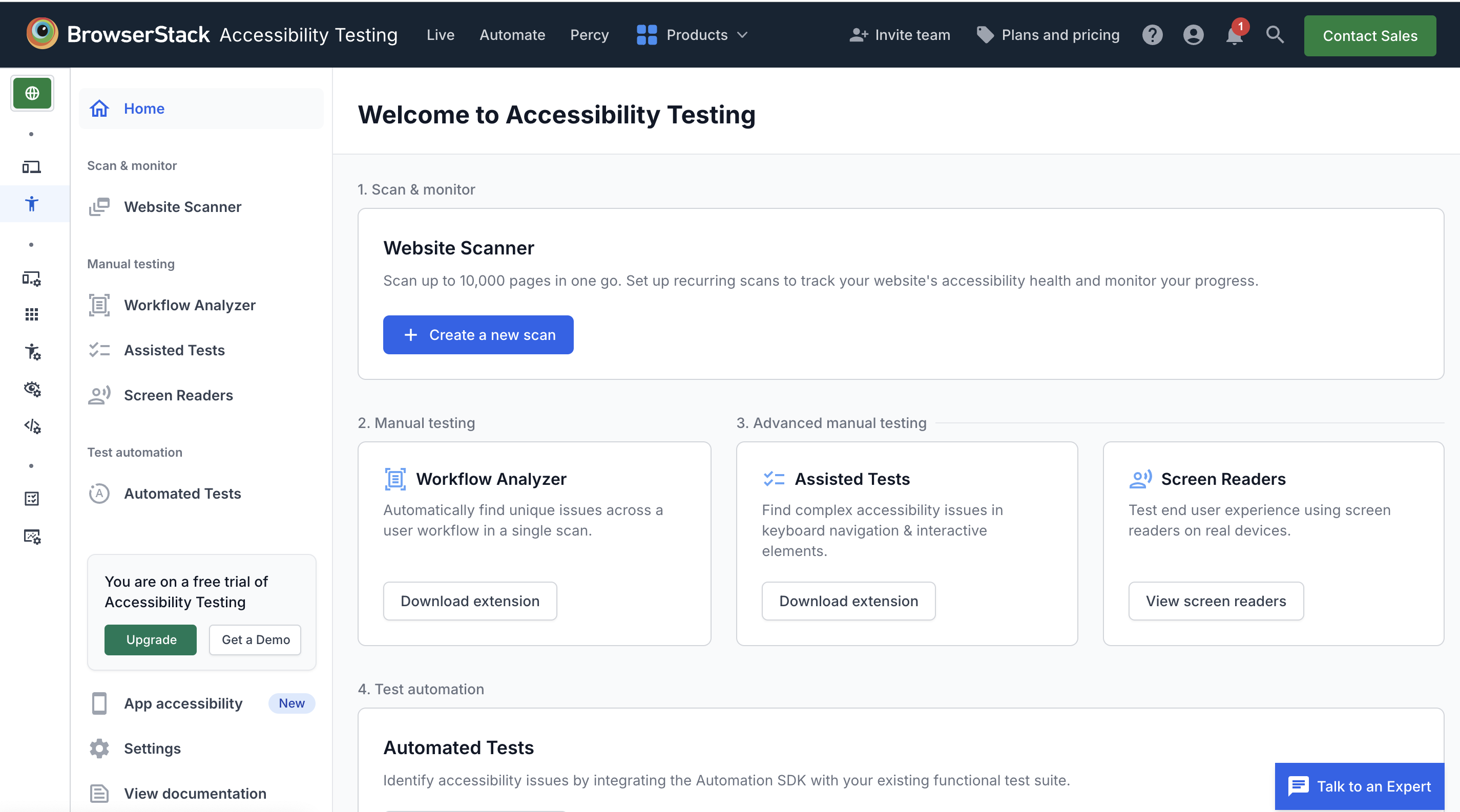 Accessibility Testing using BrowserStack Accessibility Testing using BrowserStack