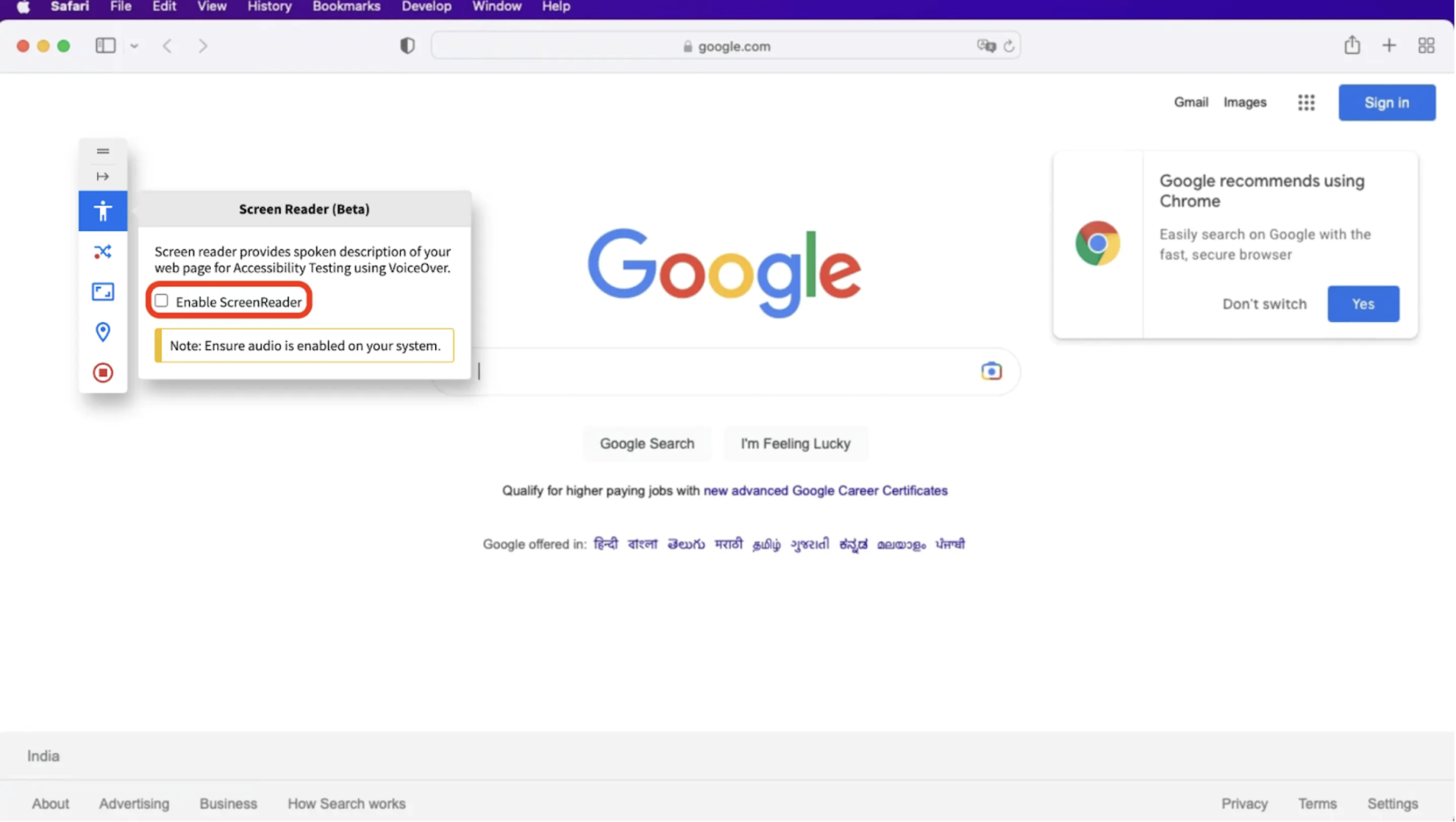 Screen Readers Testing on BrowserStack Accessibility Testing Tool Screen Readers Testing on BrowserStack Accessibility Testing Tool