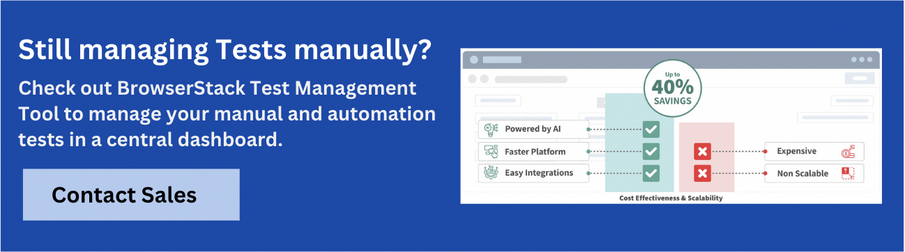 Test Management Banner Test Management Banner