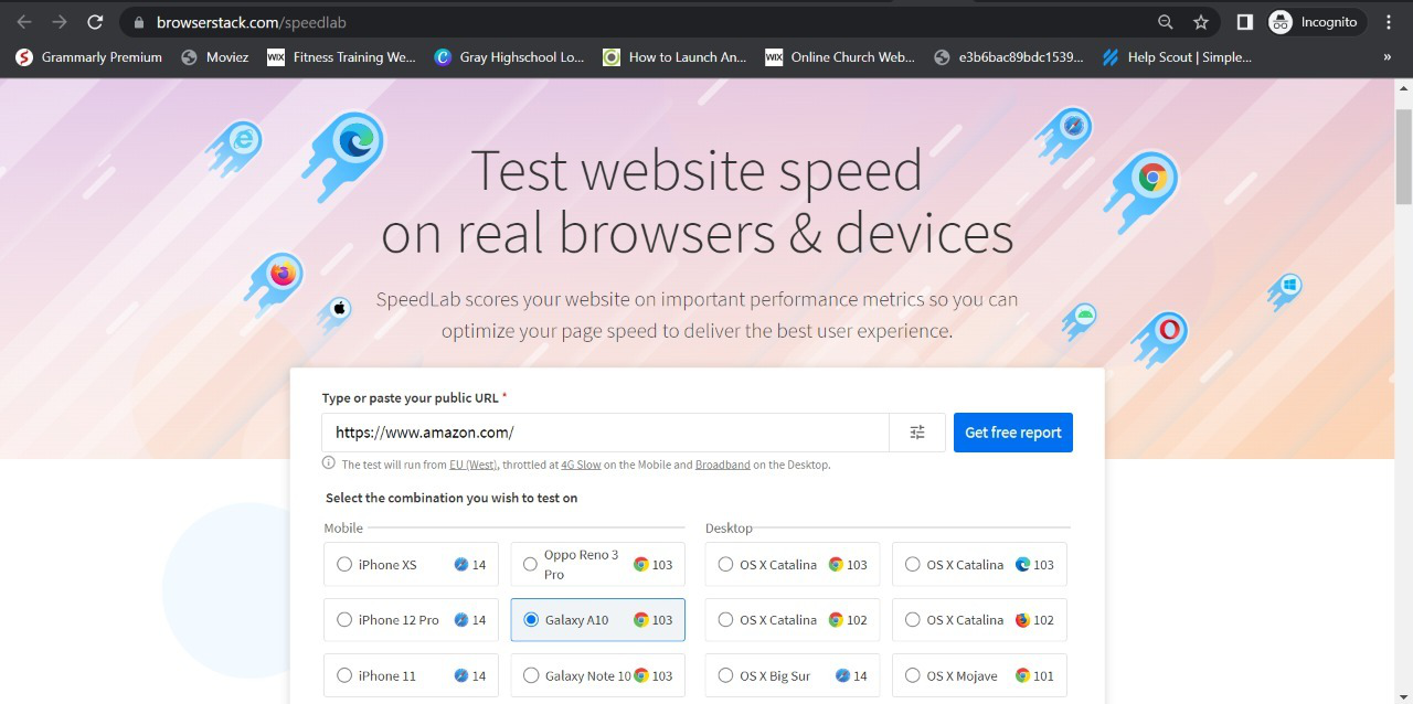 Test Website Speed on Real Browsers Devices with SpeedLab Test Website Speed on Real Browsers Devices with SpeedLab