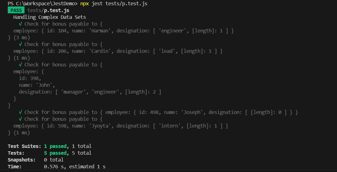Handling complex data sets Handling complex data sets