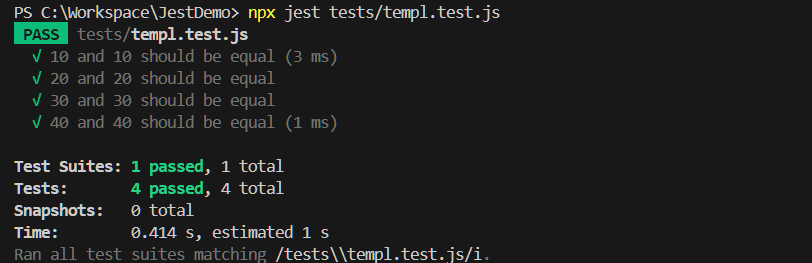 Test output sample Test output sample