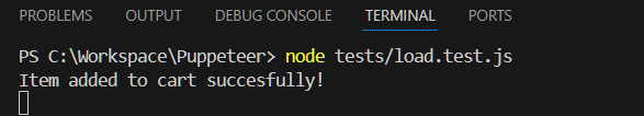 Example output for waiting for all the resources to be loaded Example output for waiting for all the resources to be loaded