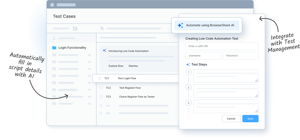 Automate your test cases with AI Automate your test cases with AI