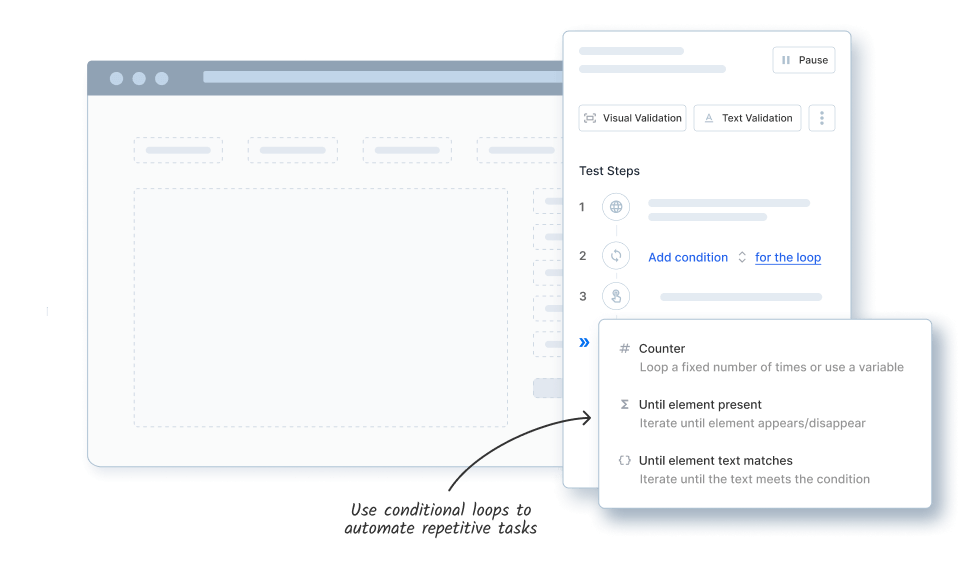 Create adaptable tests with conditional loops Create adaptable tests with conditional loops