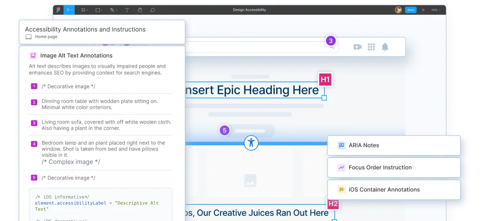 Streamline dev handoff with centralized accessibility notes Streamline dev handoff with centralized accessibility notes