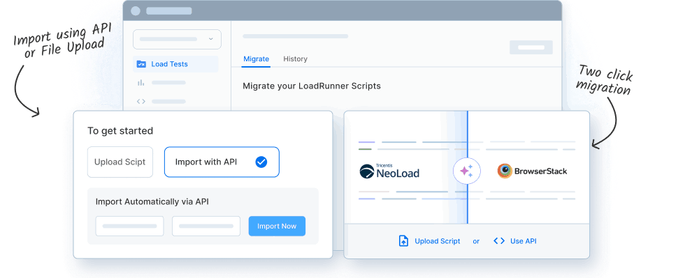 Instantly migrate from NeoLoad Instantly migrate from NeoLoad