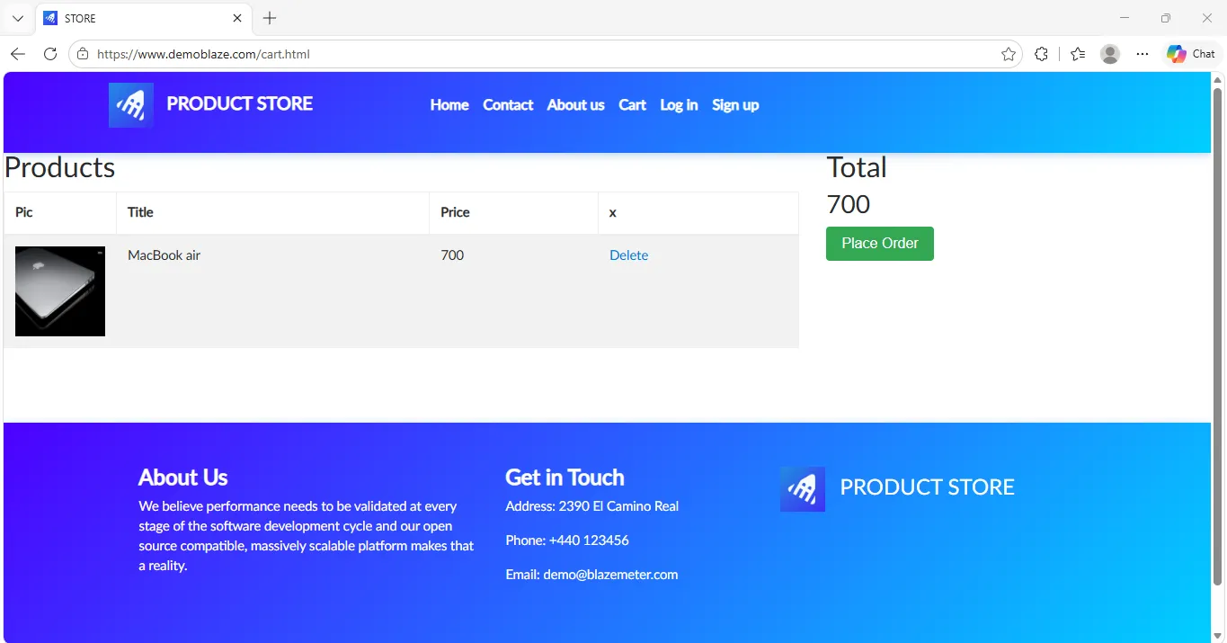 Place Order Place Order